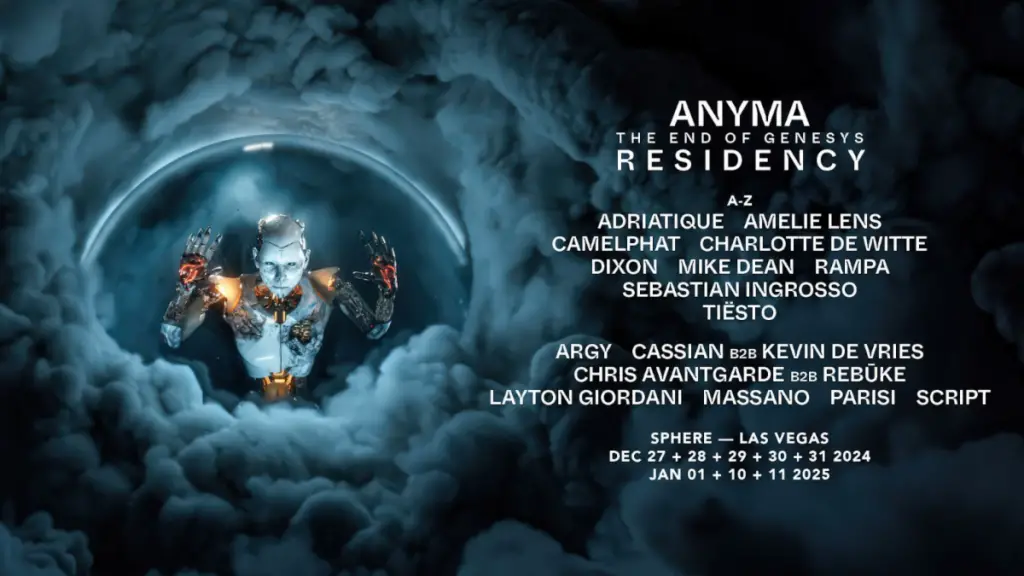 Anyma Extends Residency At Sphere With Two Additional January Shows