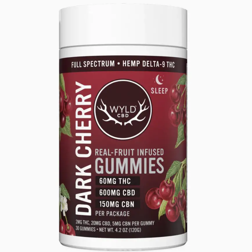 WYLD, Black Cherry Gummies, CBD