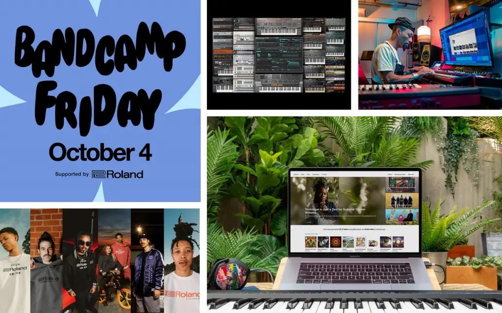Roland Partners with Bandcamp to Empower Artists on Bandcamp Friday