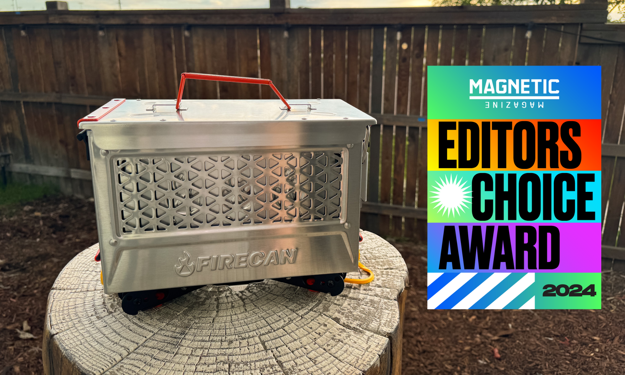 Editor's Choice Award Winner - The Ignik Firecan Deluxe Portable Firepit and Grill